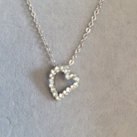 Cookie Lee Jewelry - CRYSTAL HEART NECKLACE GIRLS